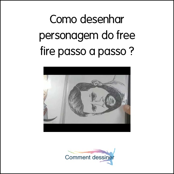 Como desenhar personagem do free fire passo a passo